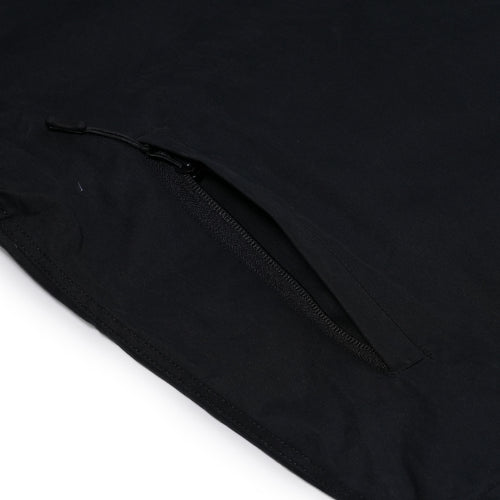 Bsr Seoul Back Applique Hood Jacket Black