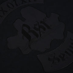 Bsr Seoul Back Applique Hood Jacket Black
