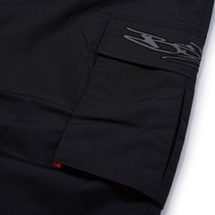 BSXRJ Integrated Training Cargo Super Wide Ventilation Pants Black