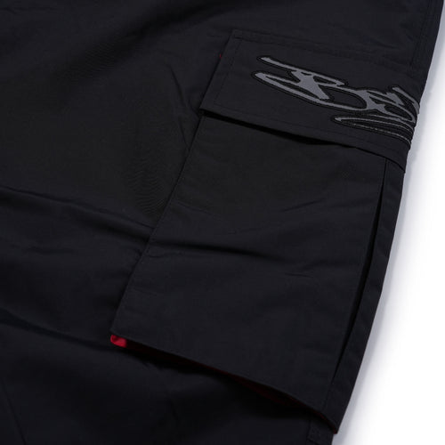 BSXRJ Integrated Training Cargo Super Wide Ventilation Pants Black