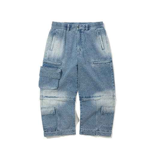 Bsrbt Washed Cargo Super Wide Pants Indigo