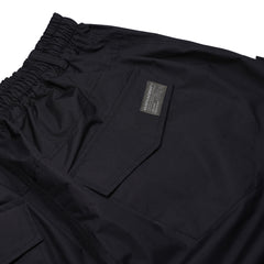 Allover Flame Print Super Wide Pants Black