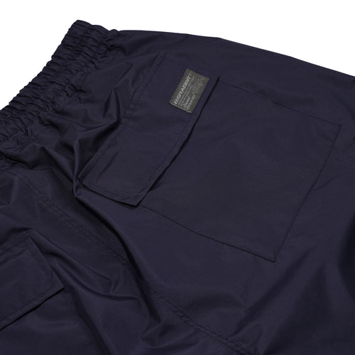 Asymmetric Colorblock Super Wide Jogger Pants Dark Navy