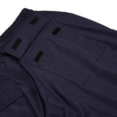 Asymmetric Colorblock Super Wide Jogger Pants Dark Navy