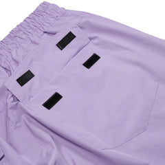 Side Darted Super Wide Jogger Pants Light Purple