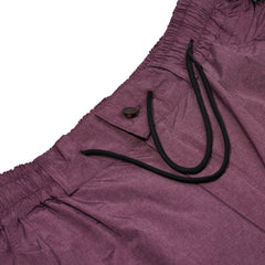 Bsr Puddle New Super Wide Ventilation Jogger Pants Melange Burgundy