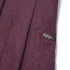 Bsr Puddle New Super Wide Ventilation Jogger Pants Melange Burgundy