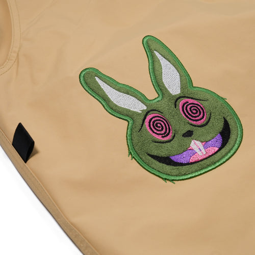 Trippy Rabbit Split Semi Balloon Pants Beige