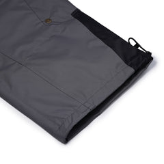 Bsr Offset Panel Super Wide Pants Deep Gray