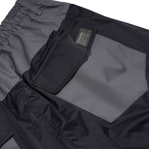 Bsr Offset Panel Super Wide Pants Deep Gray