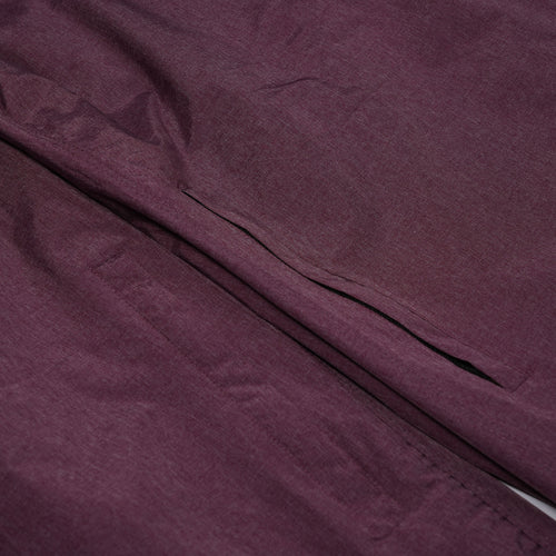 Dot Logo Printed Super Wide Ventilation Pants Melange Burgundy