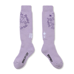 Unicorn Rabbit Socks Light Purple