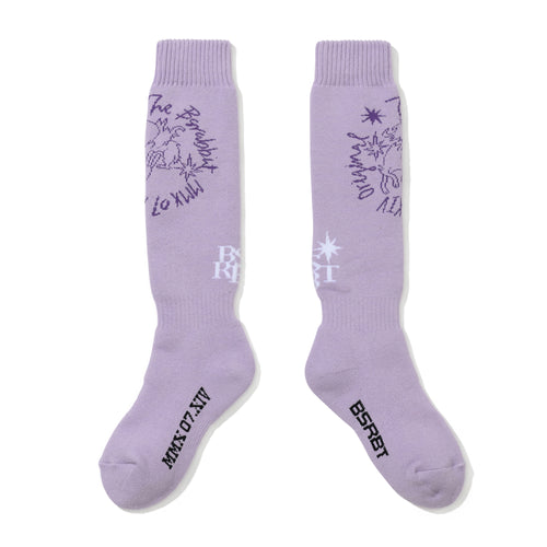 Unicorn Rabbit Socks Light Purple