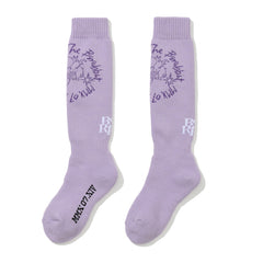 Unicorn Rabbit Socks Light Purple