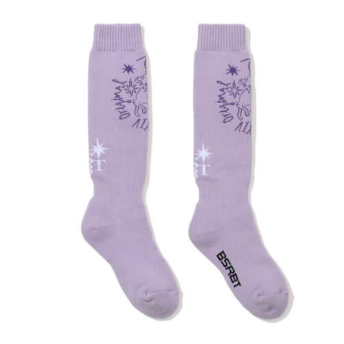 Unicorn Rabbit Socks Light Purple