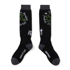 Unicorn Rabbit Socks Black