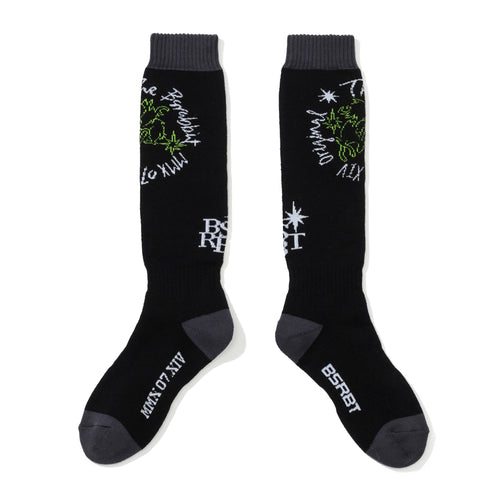 Unicorn Rabbit Socks Black
