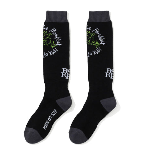 Unicorn Rabbit Socks Black