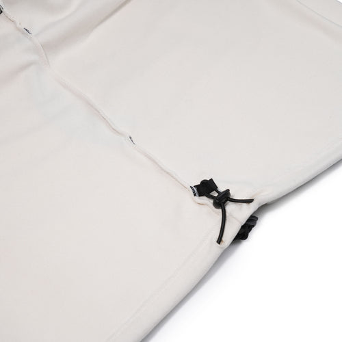 Snap Balaclava Hoodie Long Sleeve Cream