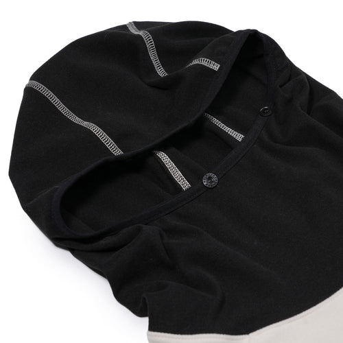 Snap Balaclava Hoodie Long Sleeve Cream
