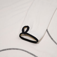 Snap Balaclava Hoodie Long Sleeve Cream