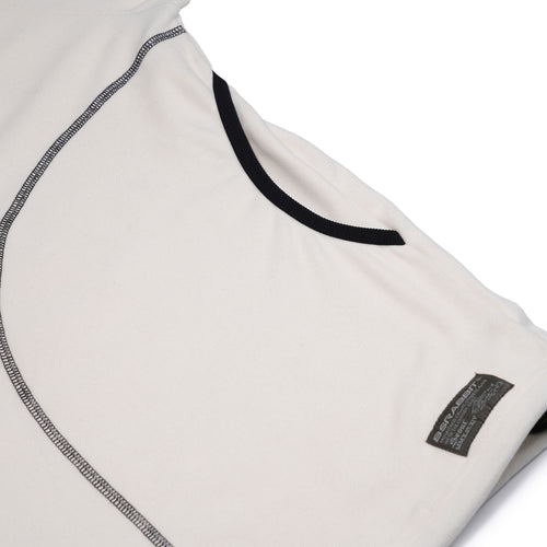 Snap Balaclava Hoodie Long Sleeve Cream