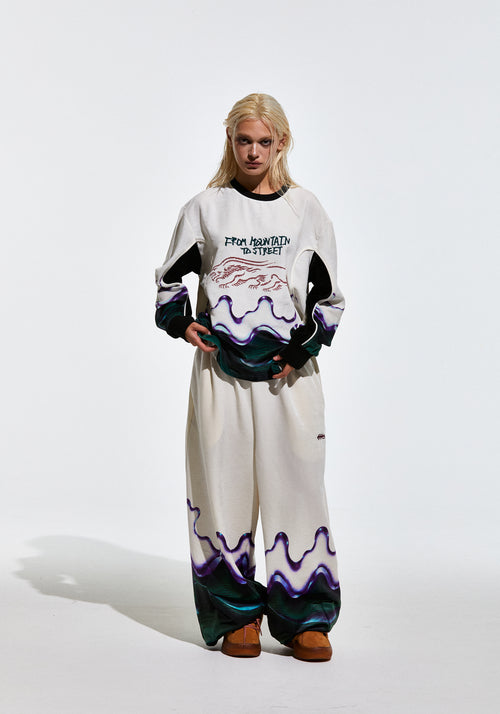 Freedom Culture Pants White / Green