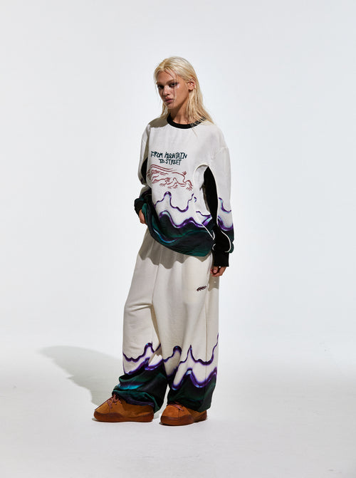 Freedom Culture Pants White / Green