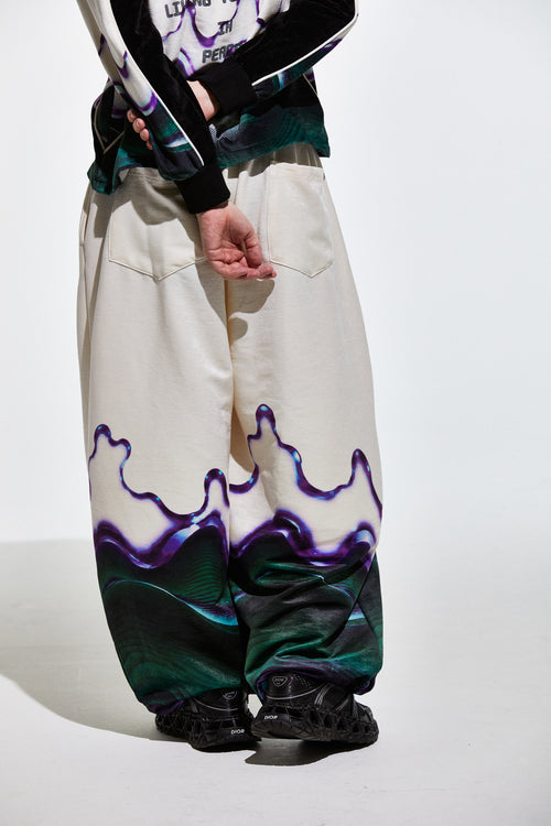 Freedom Culture Pants White / Green