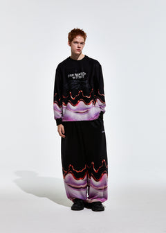 Freedom Culture Pants Black / Lavender