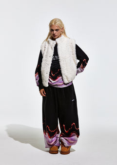 Freedom Culture Pants Black / Lavender