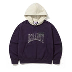 26 Logo Button Hoodie Purple