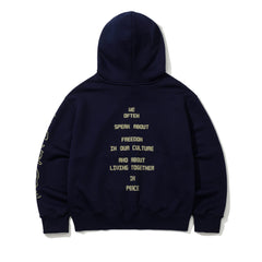 Freedom Culture Hoodie Navy
