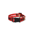 Pawfect Pals Print Webbing Collar Red