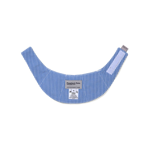 Pet Neck Collar Stripe Blue