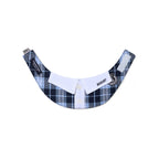Pet Neck Collar Check Blue