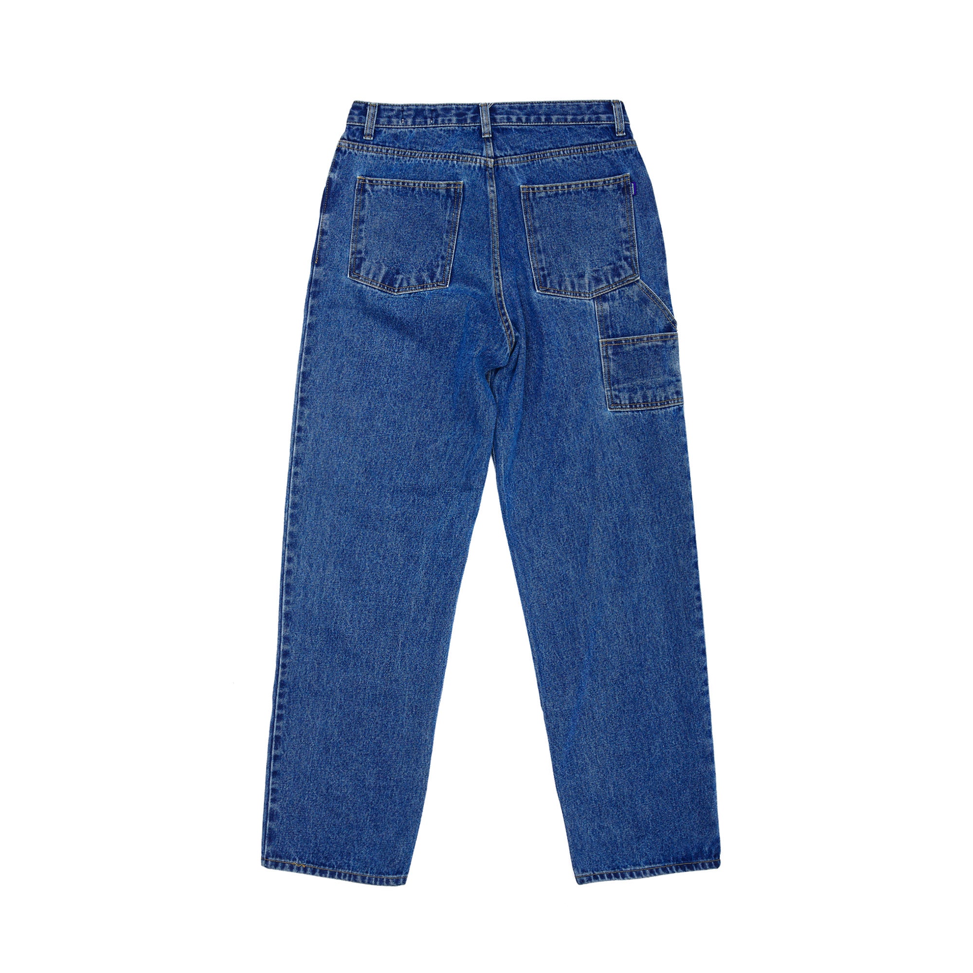 CARPENTER LOOSEFIT DENIM PANTS DEEPBLUE