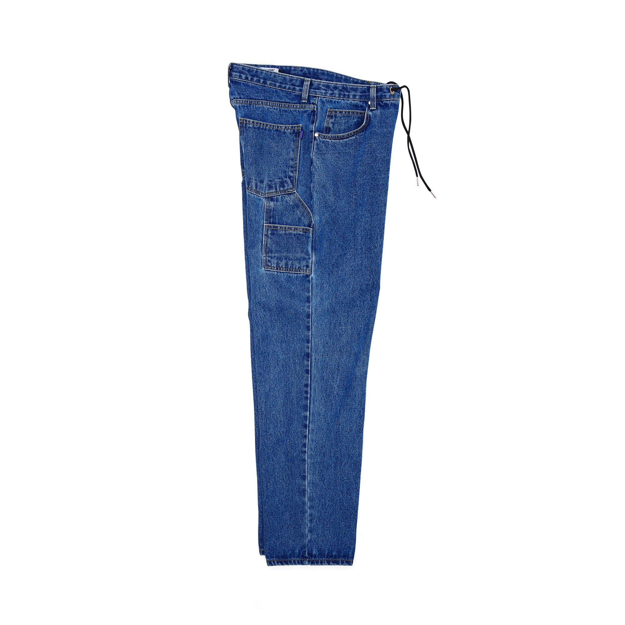 CARPENTER LOOSEFIT DENIM PANTS DEEPBLUE