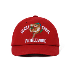 Bsrbt Seoul Washed Cotton Cap Red