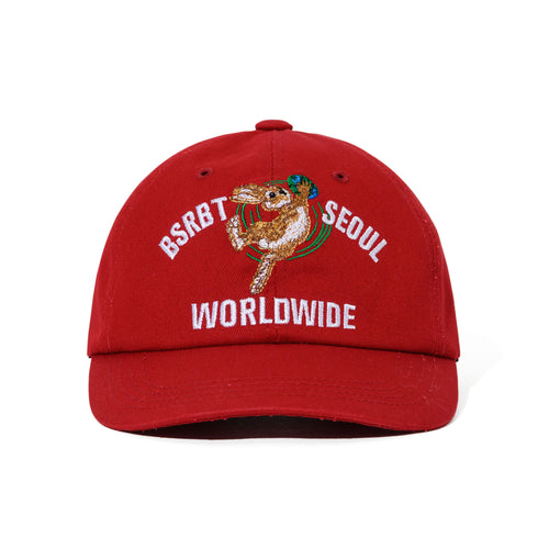 Bsrbt Seoul Washed Cotton Cap Red