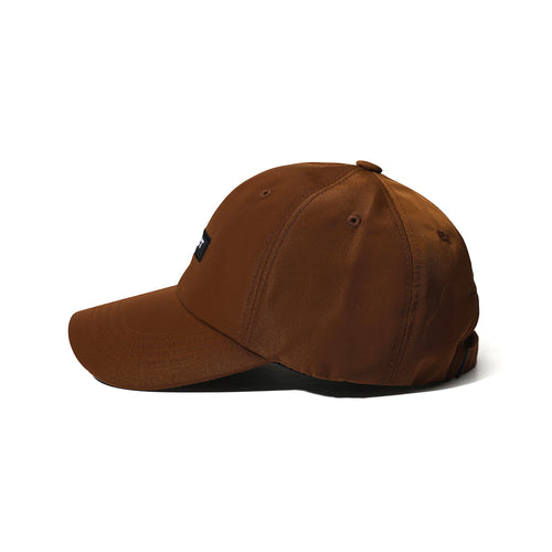 SHINY WAPPEN CAP BROWN