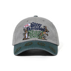 Overthinking Cotton Cap Khaki Gray