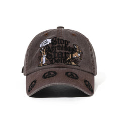 Overthinking Cotton Cap Dark Brown