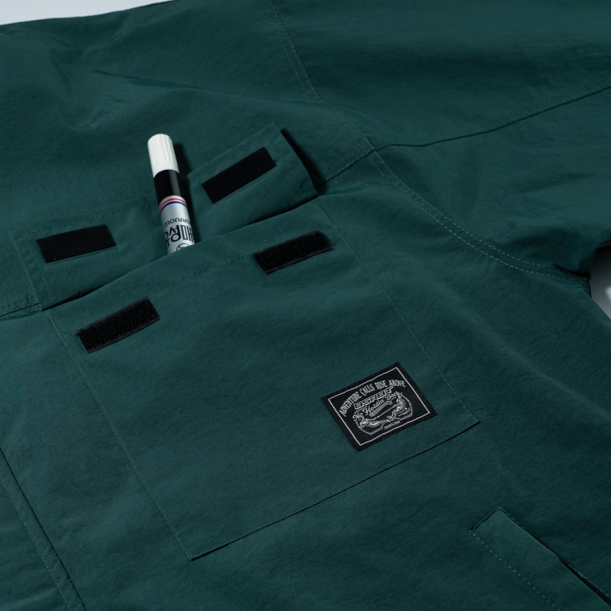 2526FW BSRABBIT Pocket Ridge Hooded Jacket Green