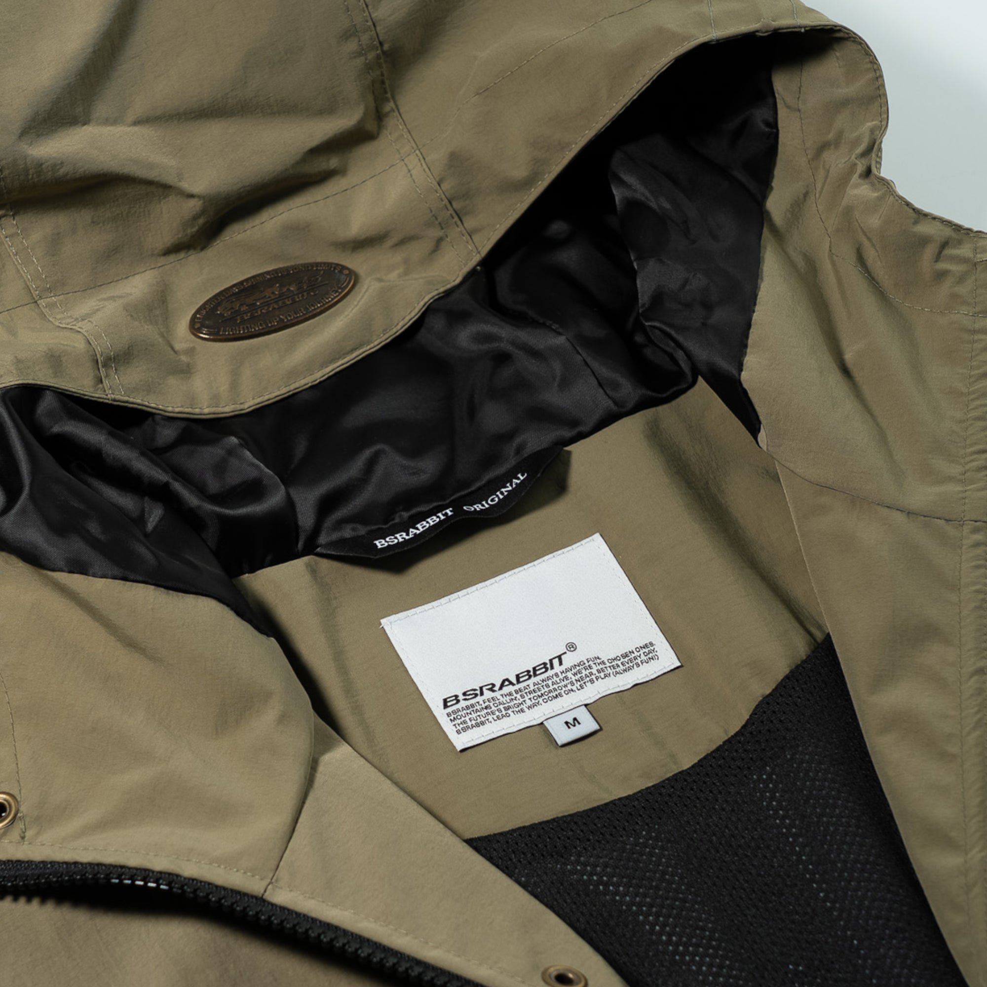 2526FW BSRABBIT Pocket Ridge Hooded Jacket Khaki
