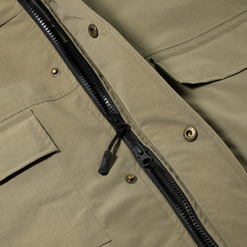 Pocket Ridge Hooded Jacket Khaki