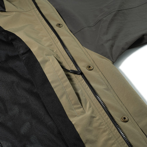 Pocket Ridge Hooded Jacket Khaki