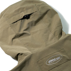 Pocket Ridge Hooded Jacket Khaki