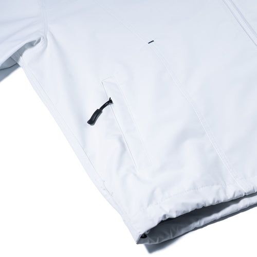 Stream Line Hoodie 3L Hooded Jacket White