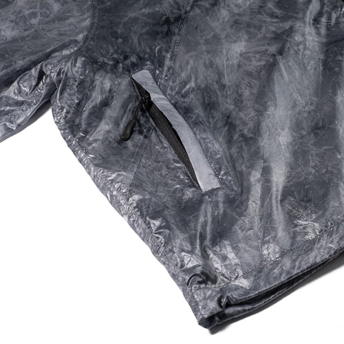 Bsrwave Brushed Dye Hooded Jacket Gray